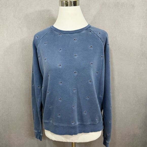 Lucky Brand Floral Embroidered Sweatshirt - Picture 3 of 6